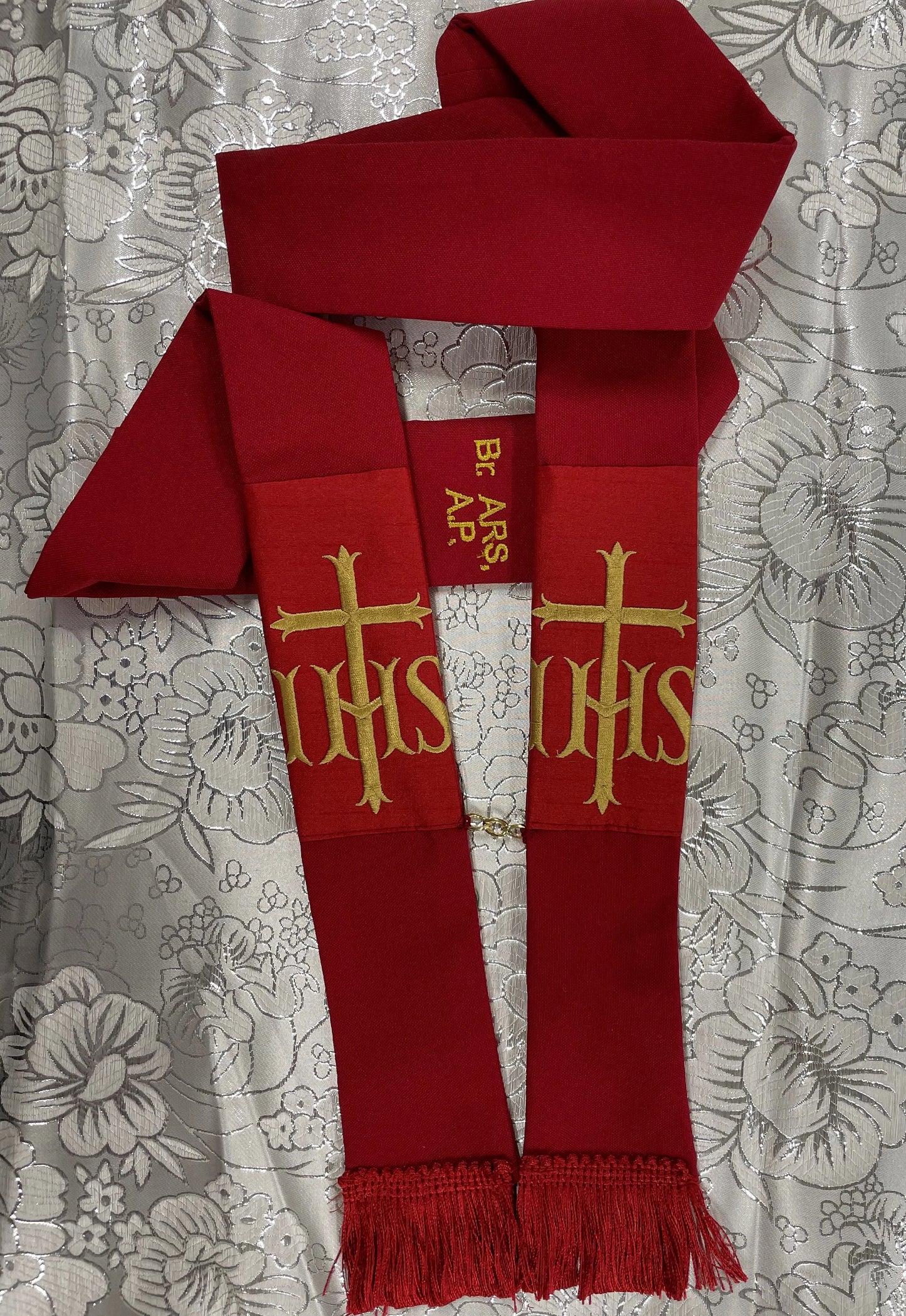 IHS - CROSS- Deacon Travel Stole