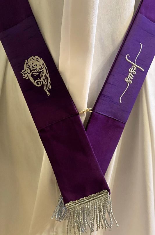 JESUS CHRIST - CROSS - Deacon Travel Stole