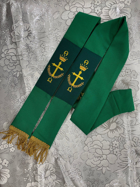 CHI RHO CROSS - Deacon Travel Stole