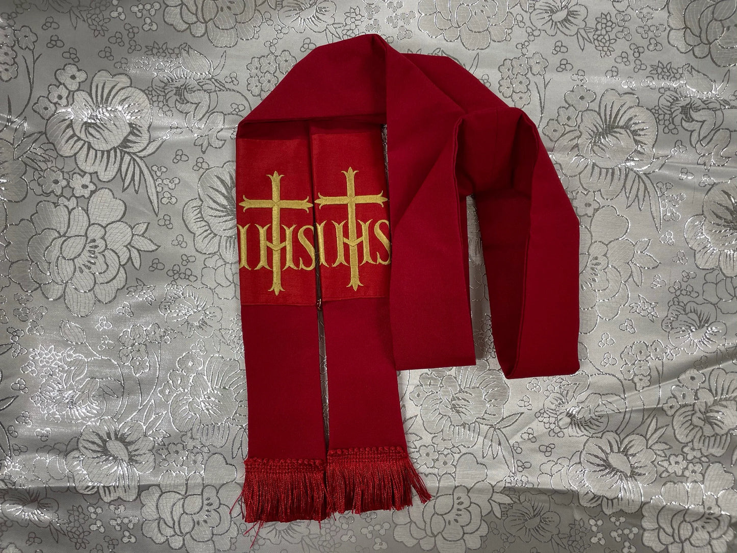 IHS - CROSS- Deacon Travel Stole