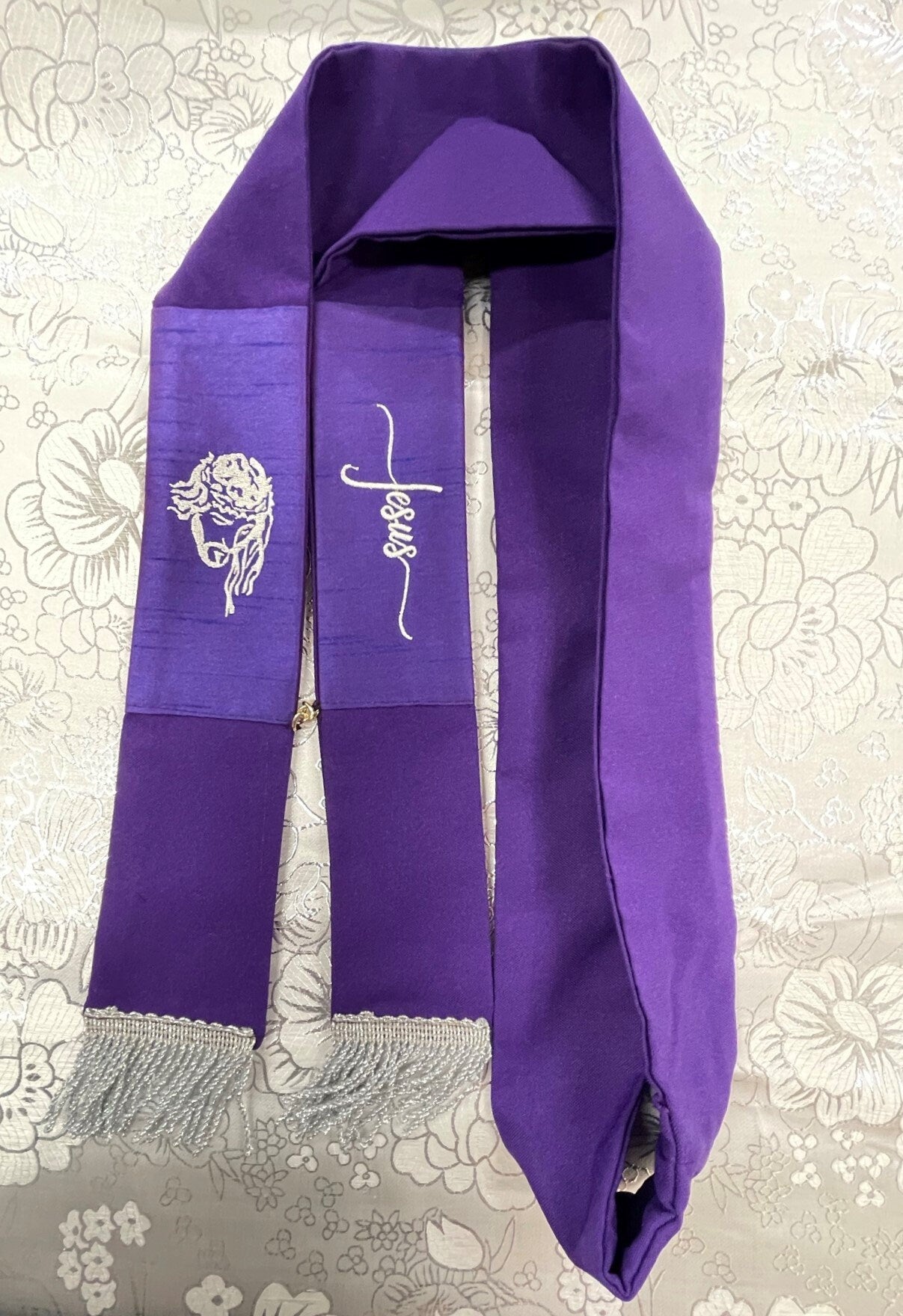 JESUS CHRIST - CROSS - Deacon Travel Stole