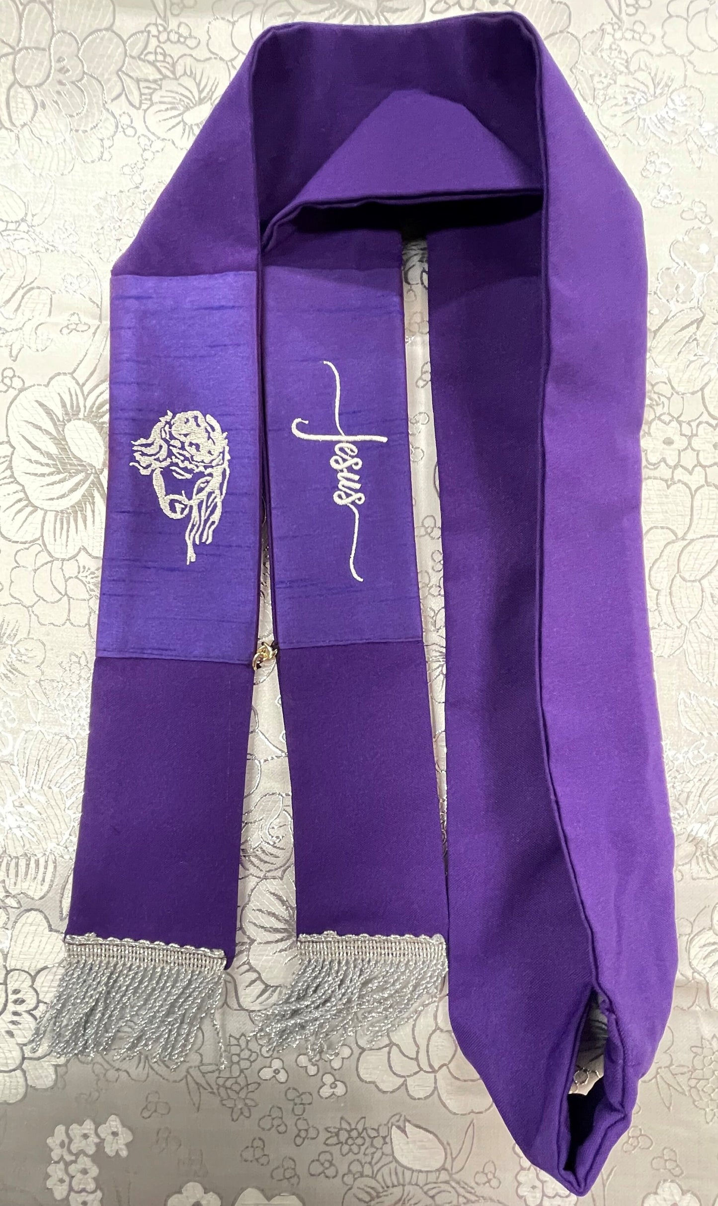 JESUS CHRIST - CROSS - Deacon Travel Stole