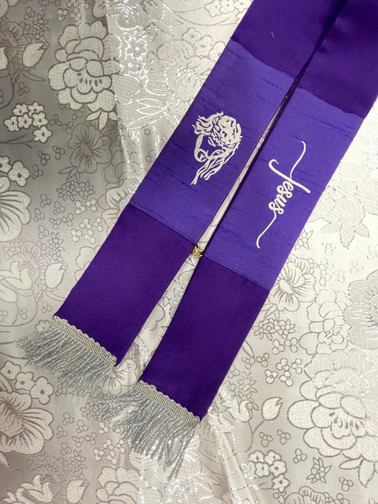 JESUS CHRIST - CROSS - Deacon Travel Stole