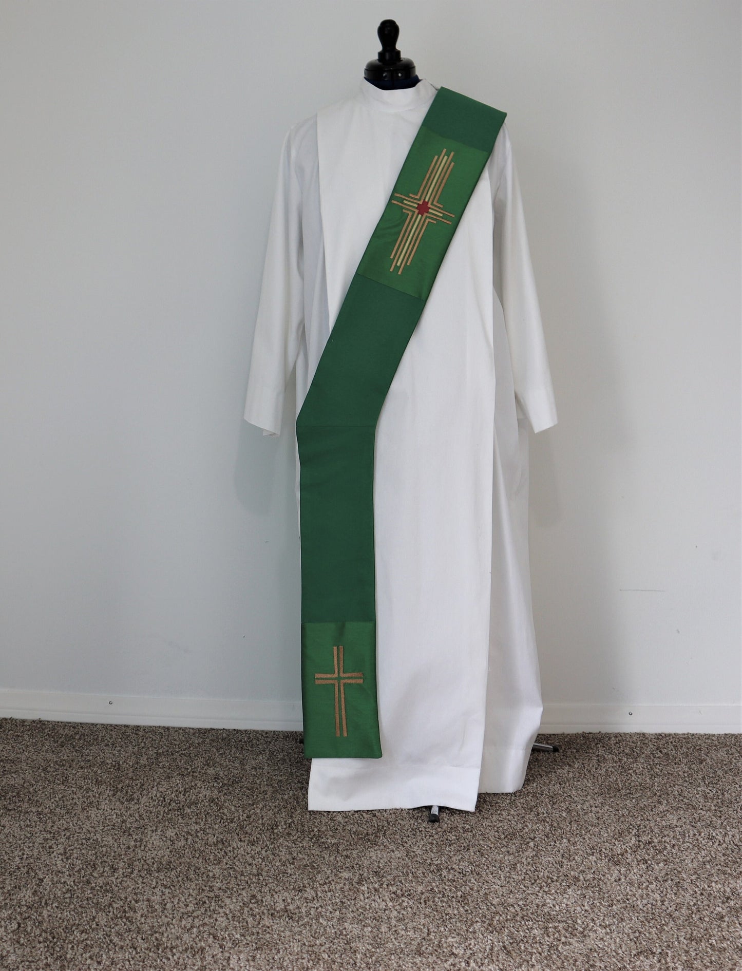 Sacred Heart Cross - Deacon stole