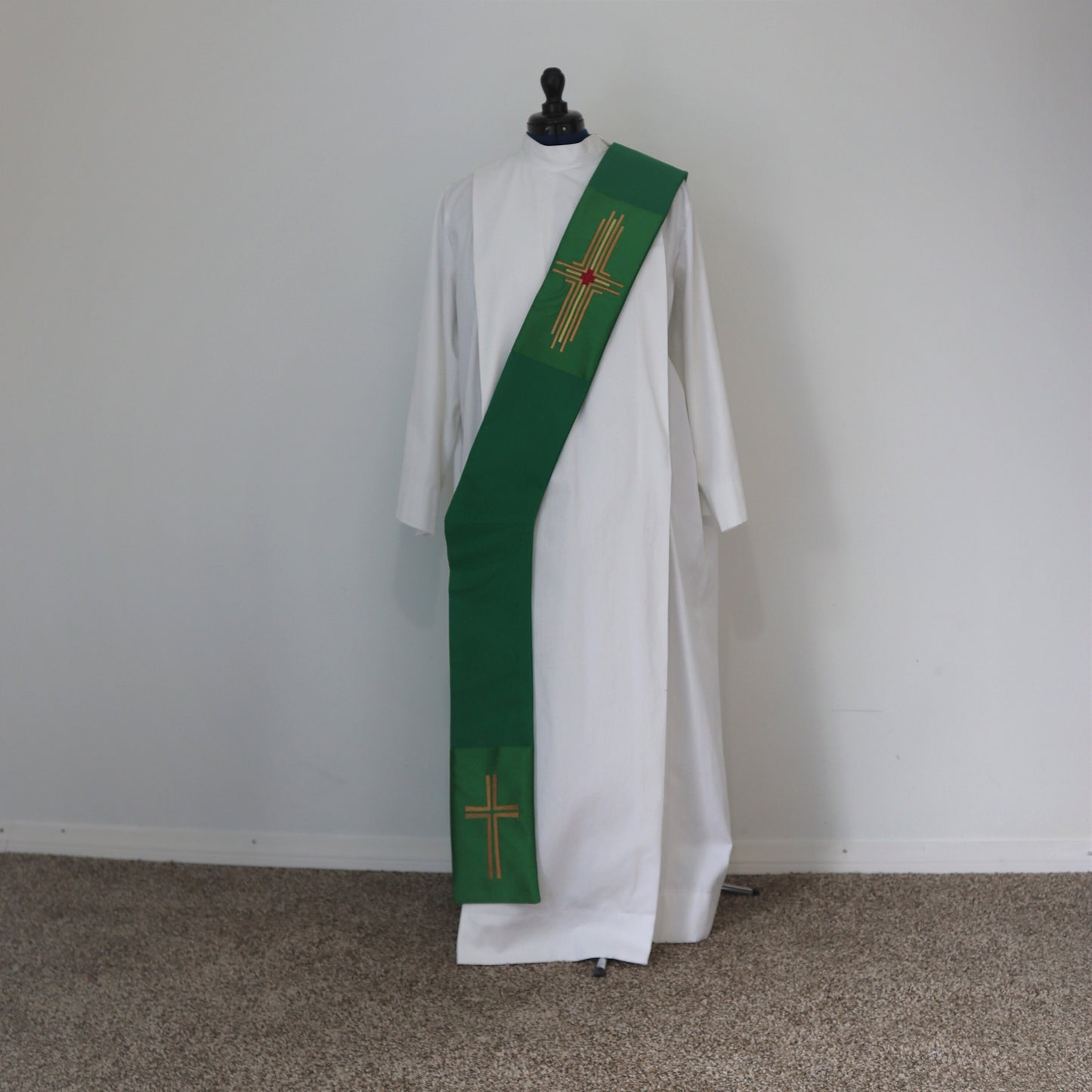 Sacred Heart Cross - Deacon stole