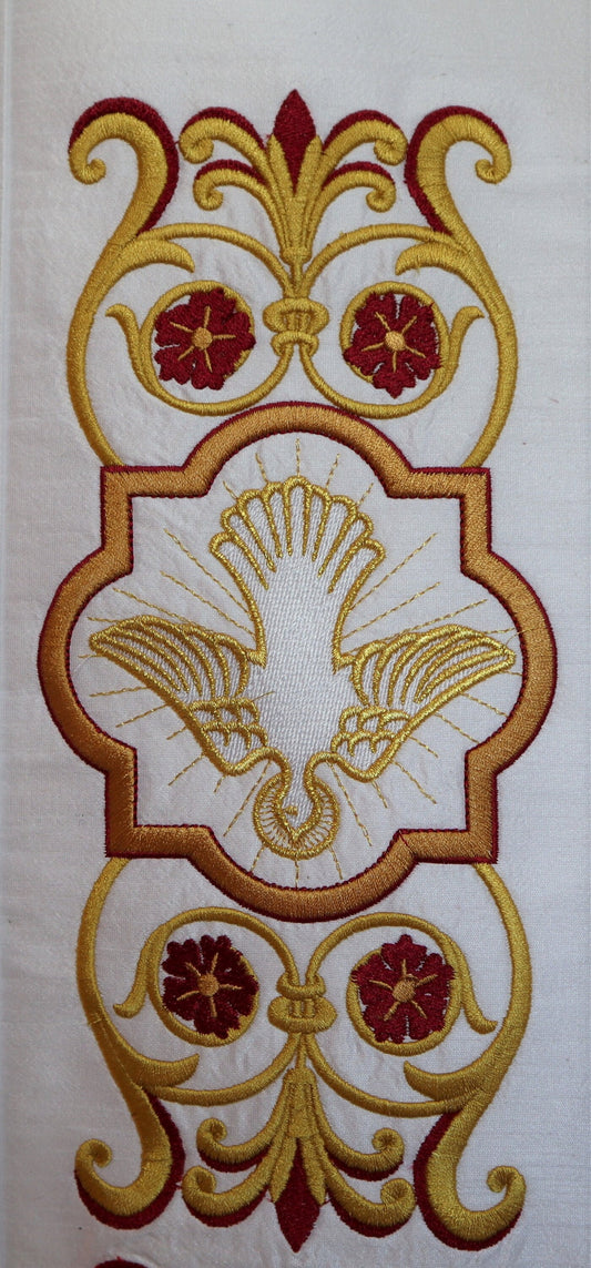 PENTECOST - HOLY SPIRIT - Chasuble + Stole Set