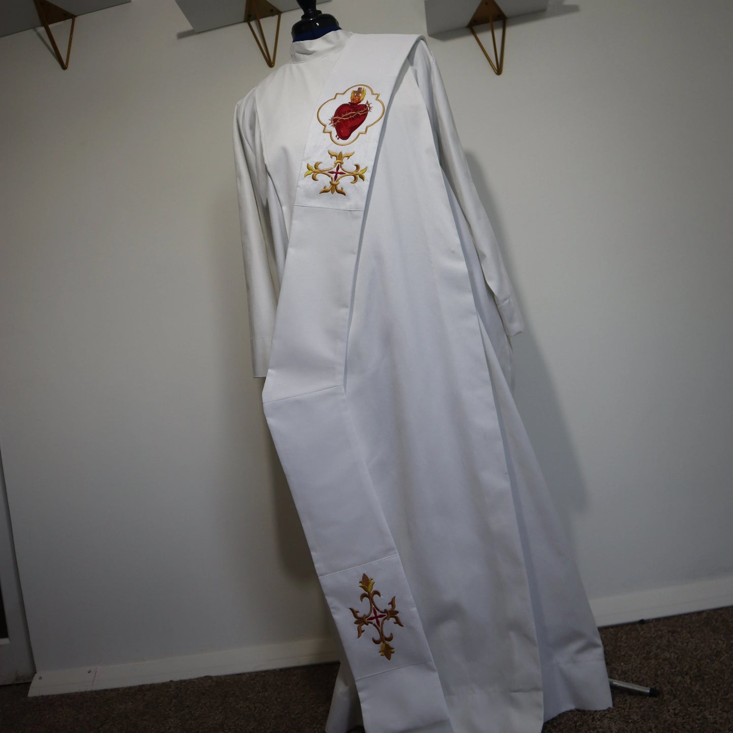 Deacon stole - Sacred Heart