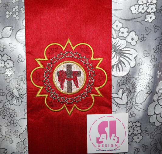 RESSURECTION CROSS MEDALLION - Deacon Stole