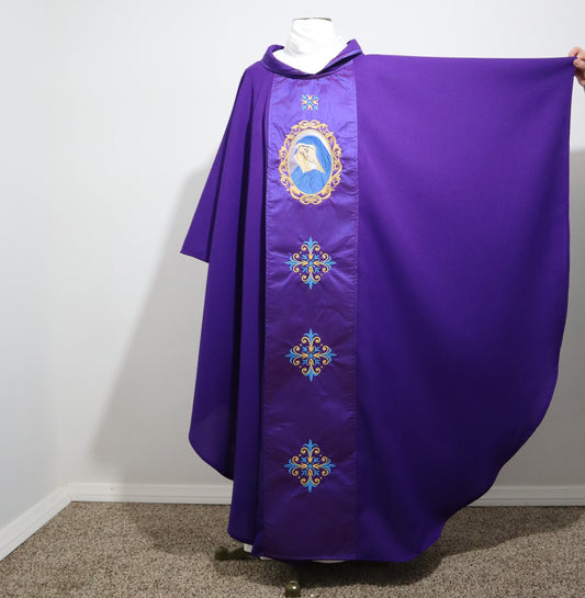 Our Lady of Sorrows - Chasuble & Stole Set.