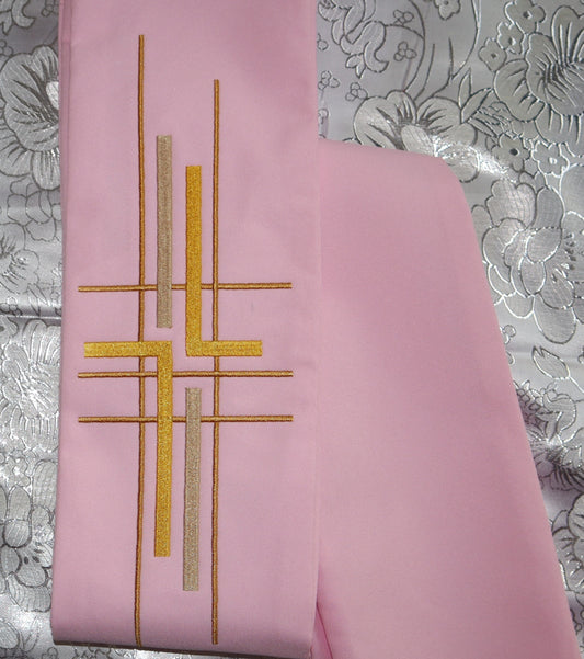 Contemporary Cross - Deacon Stole