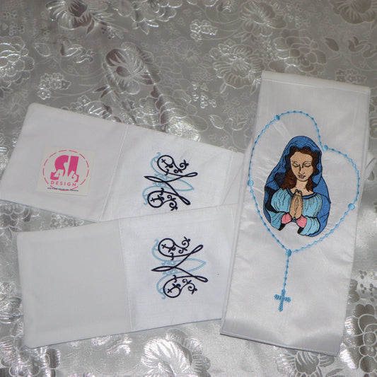 Our Lady of the Rosary - Deacon Stole.