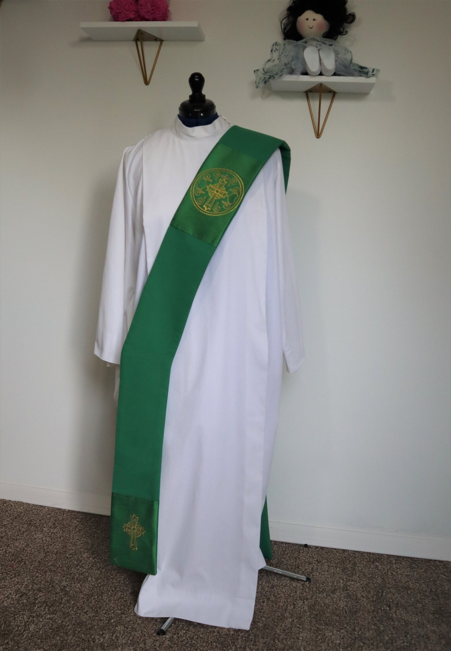 IRISH / CELTIC CROSS - Deacon Stole