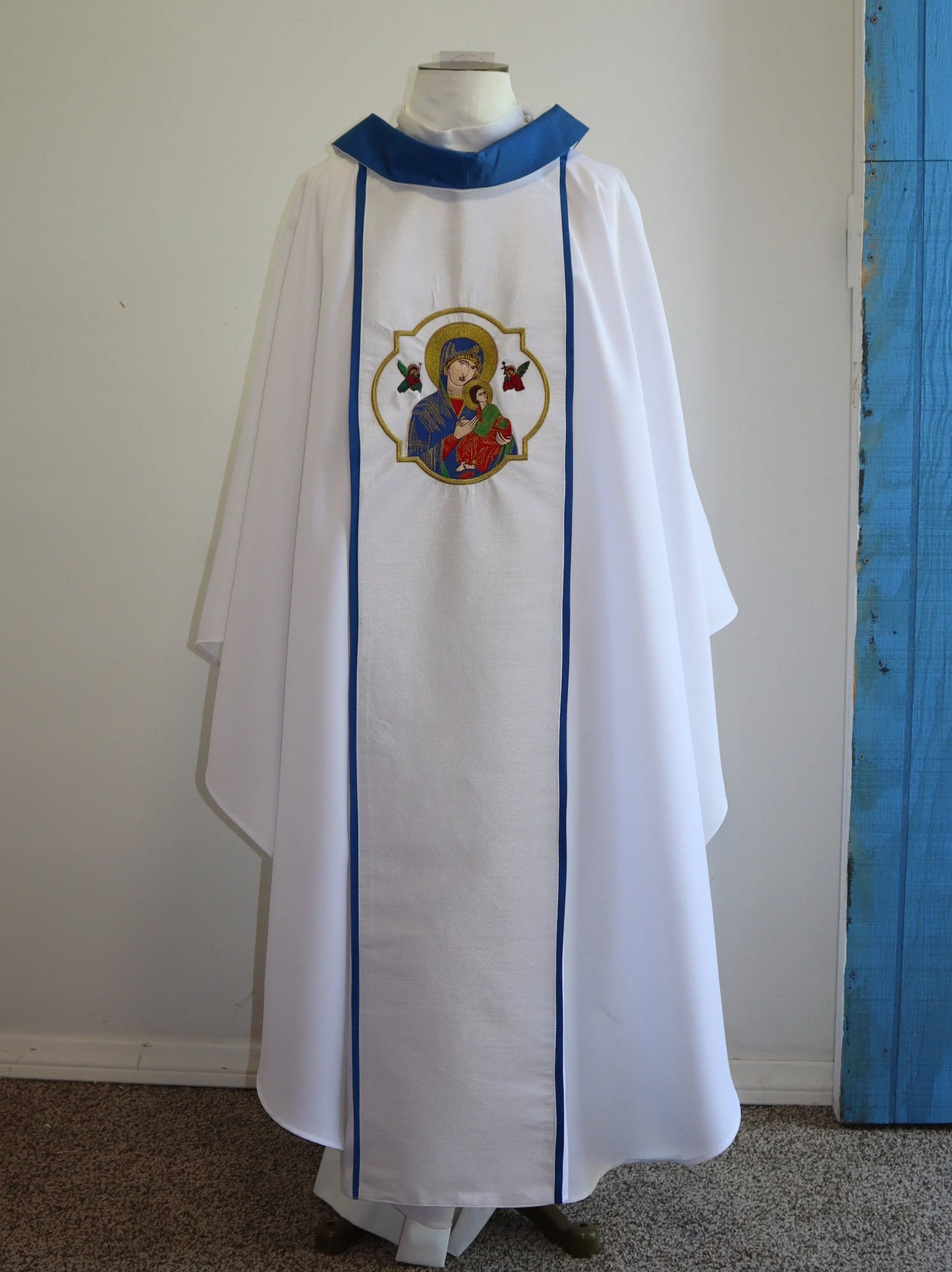 Our Lady of Perpetual Help - Chasuble + Stole Set.