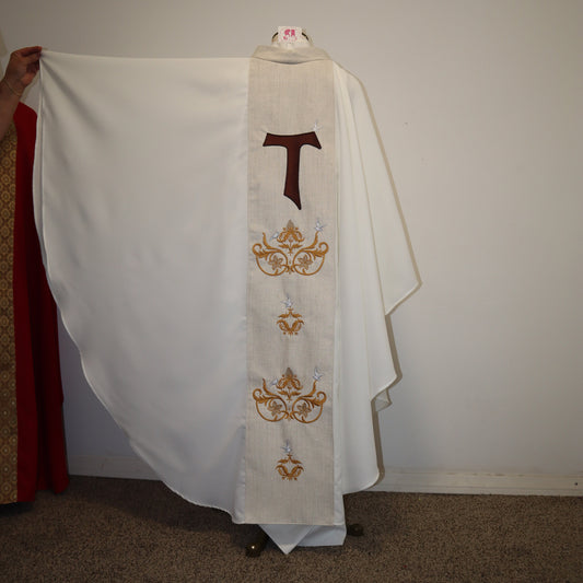 ST. FRANCIS - Chasuble and stole set