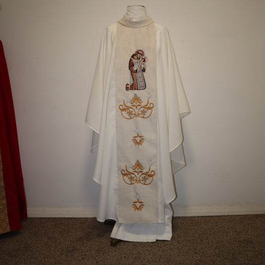 ST. FRANCIS - Chasuble and stole set