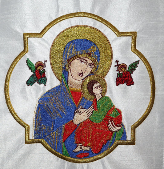 Our Lady of Perpetual Help - Chasuble + Stole Set.