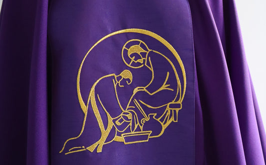 MAUNDY- Washing of feet - Chasuble + Stole Set