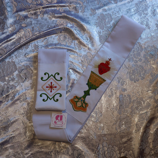 SACRED HEART CHALICE - deacon stoles