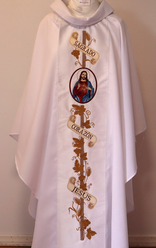 Sacred Heart of Jesus - Chasuble + Stole Set