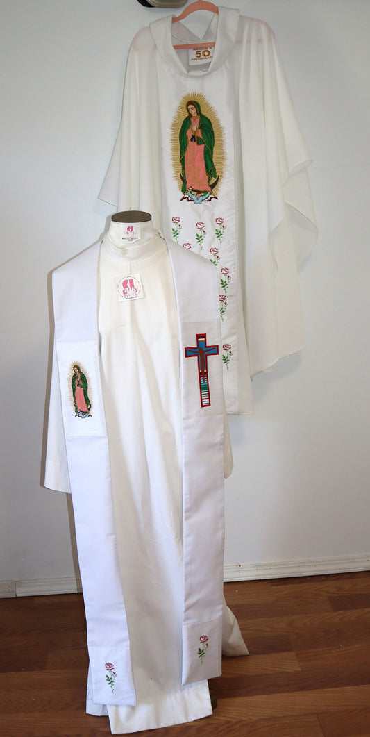 Our Lady of Guadalupe - Chasuble + Stole Set
