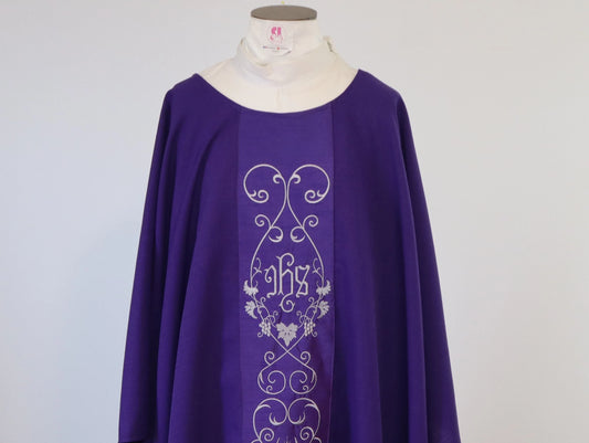 JHS - Chasuble and Stole Set