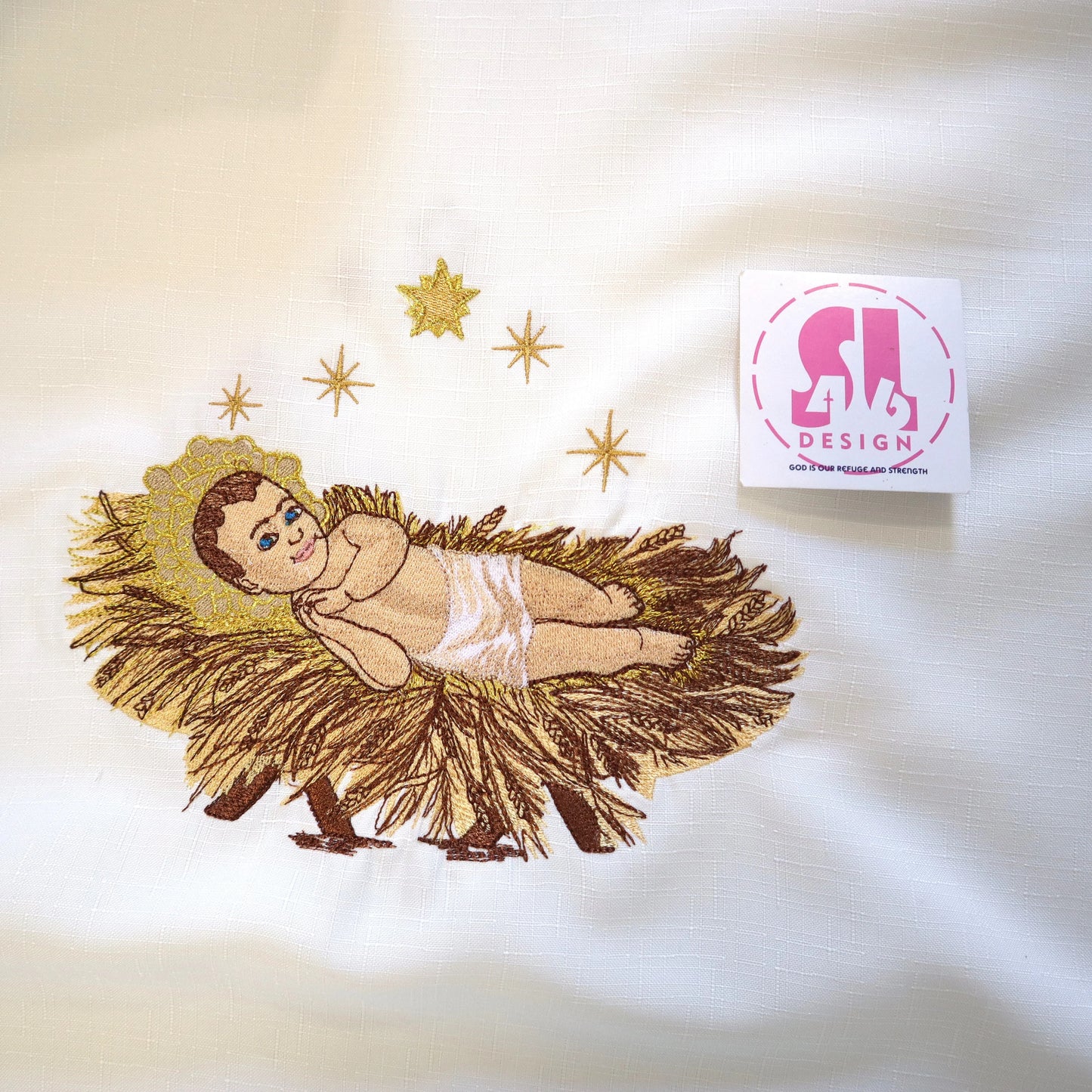 Baby Jesus in Manger - Nativity - CHASUBLE + STOLE