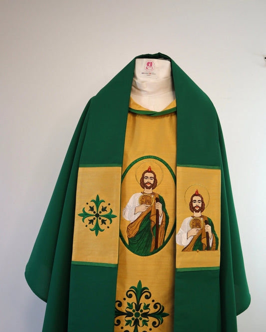 SAINT JUDE - Priest Set: Alb + Stole + Chasuble