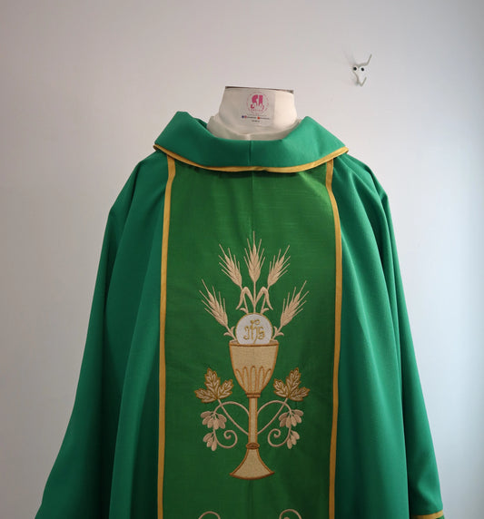 Chalice - IHS - Dalmatic and Stole Set