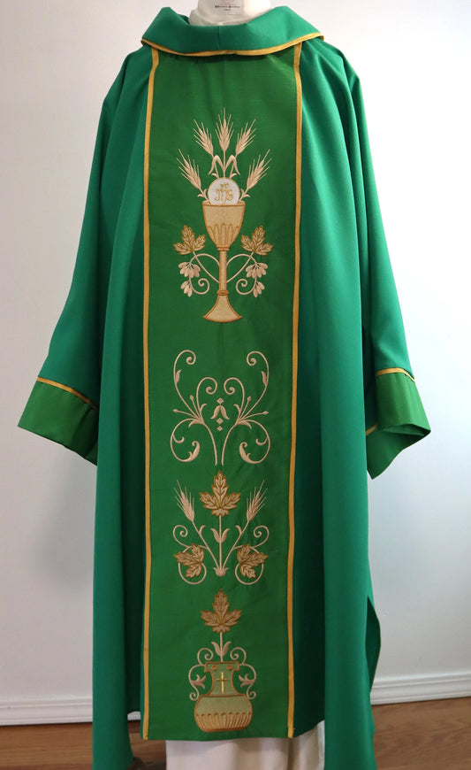 Chalice - IHS - Dalmatic and Stole Set