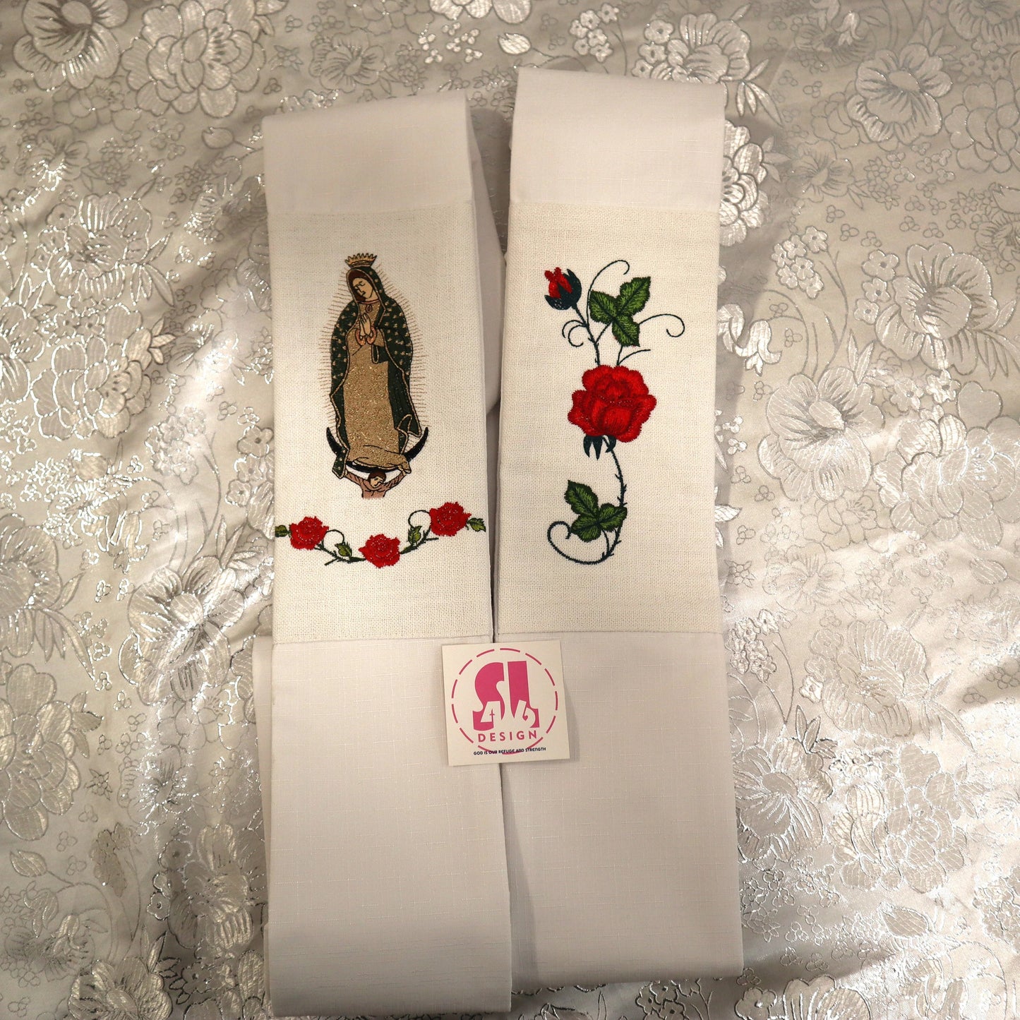 Priest Set: Chasuble + Set + Alb - Virgin of Guadalupe