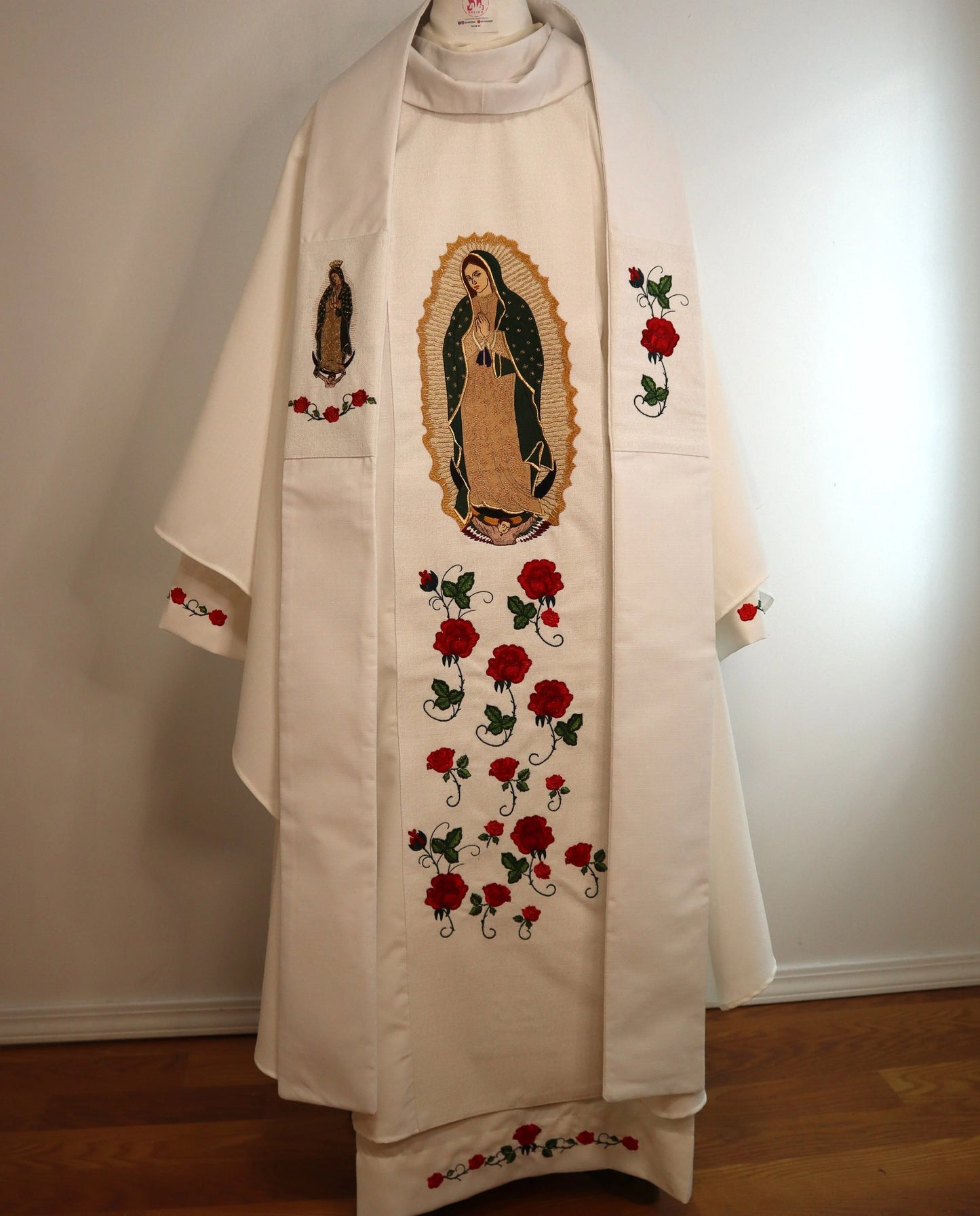 Priest Set: Chasuble + Set + Alb - Virgin of Guadalupe
