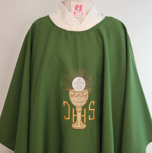 JHS CHALICE - Chasuble and Stole