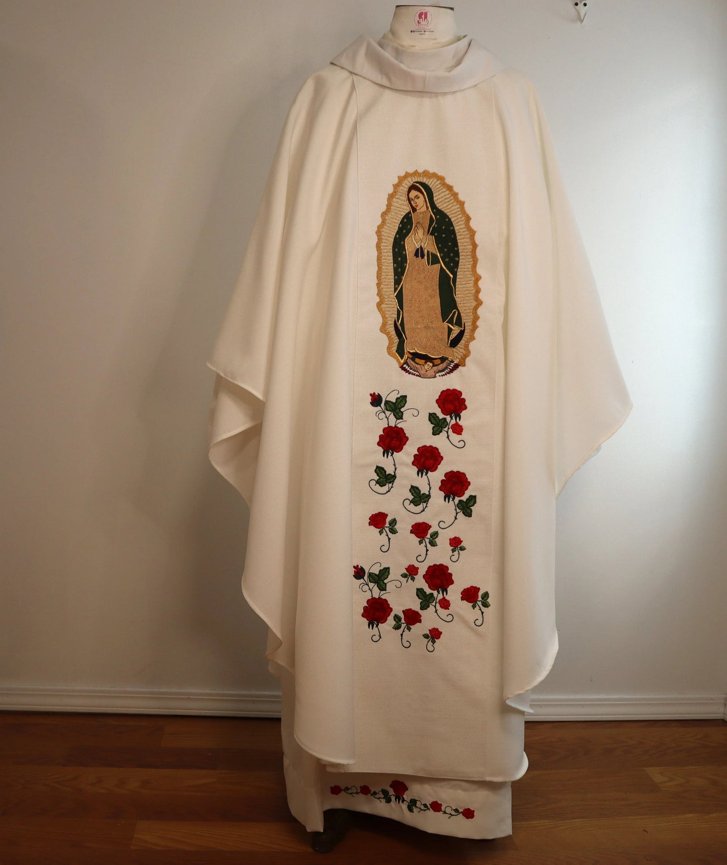 Priest Set: Chasuble + Set + Alb - Virgin of Guadalupe