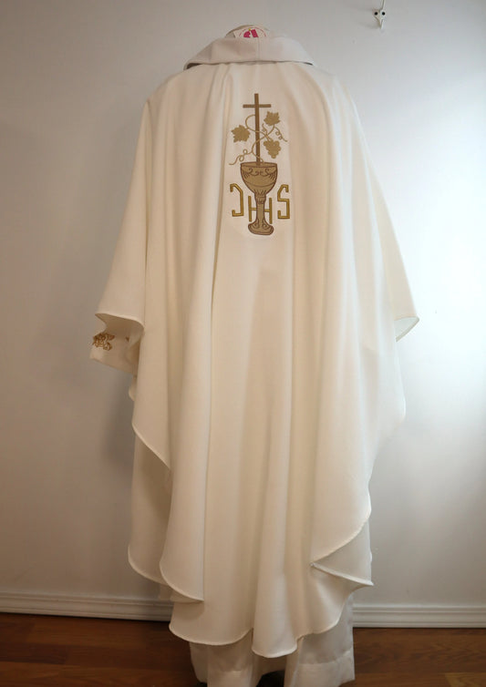JHS Chalice - Chasuble and stole set