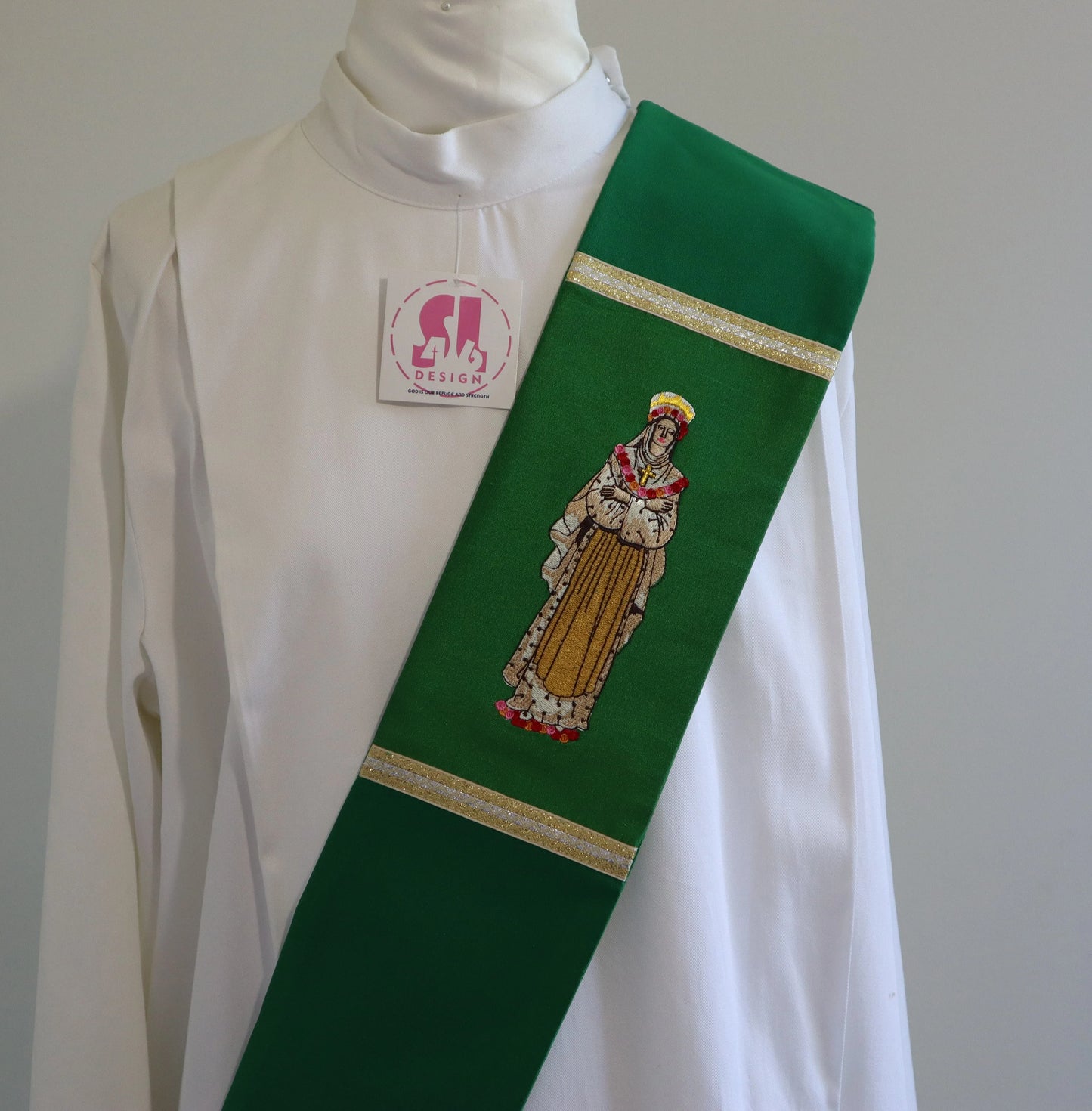 Deacon stole Our Lady of Salette
