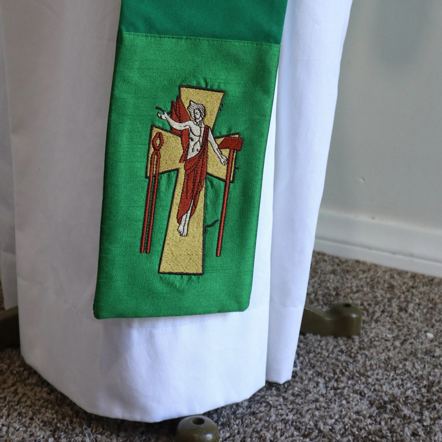 Deacon stole Our Lady of Salette