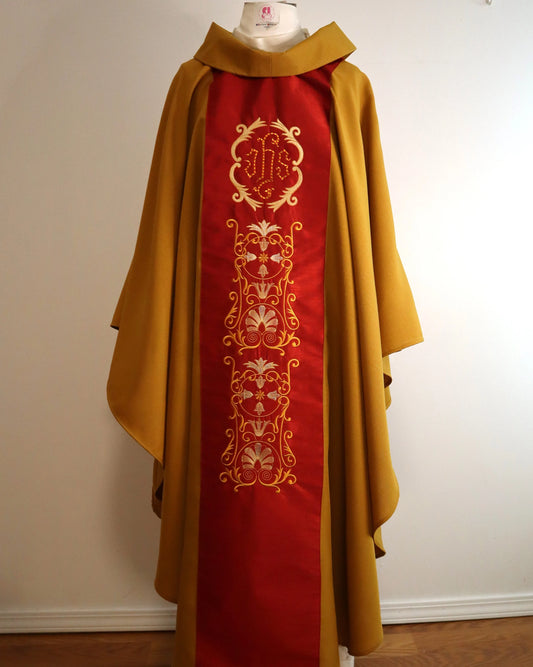 JHS Chasuble and Stole set