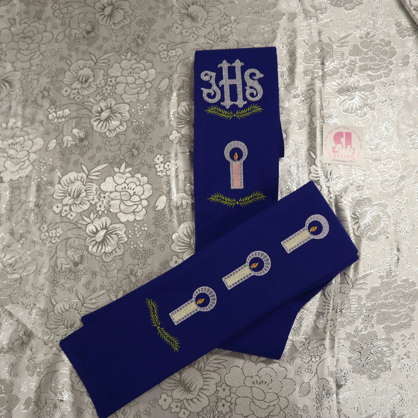 JHS - Advent Candles - deacon stole
