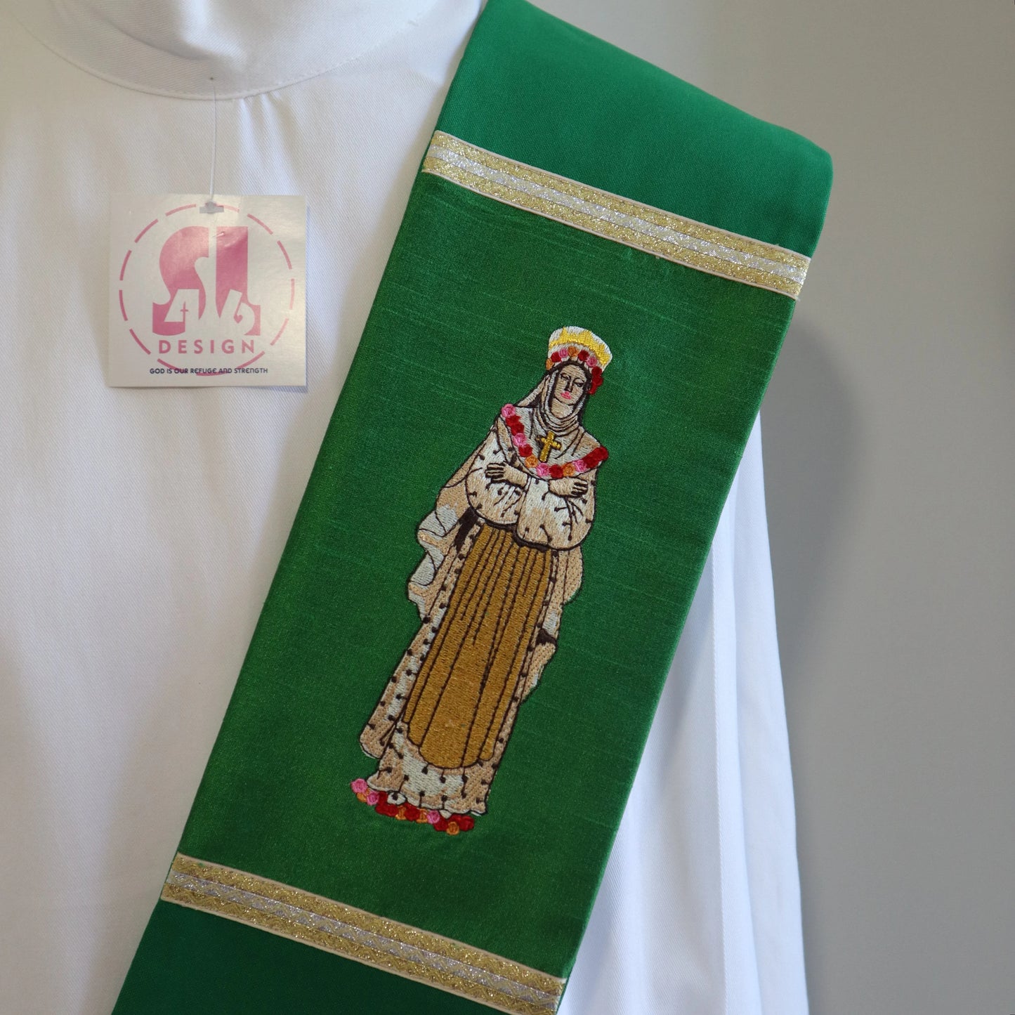 Deacon stole Our Lady of Salette