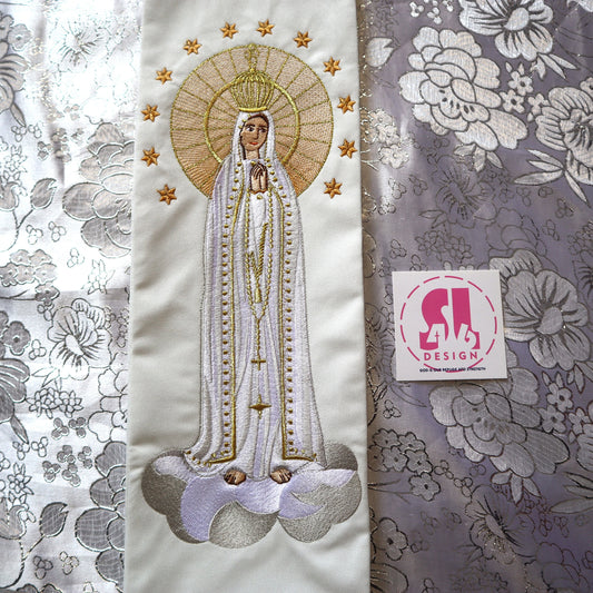 Our Lady of Fatima - deacon stole