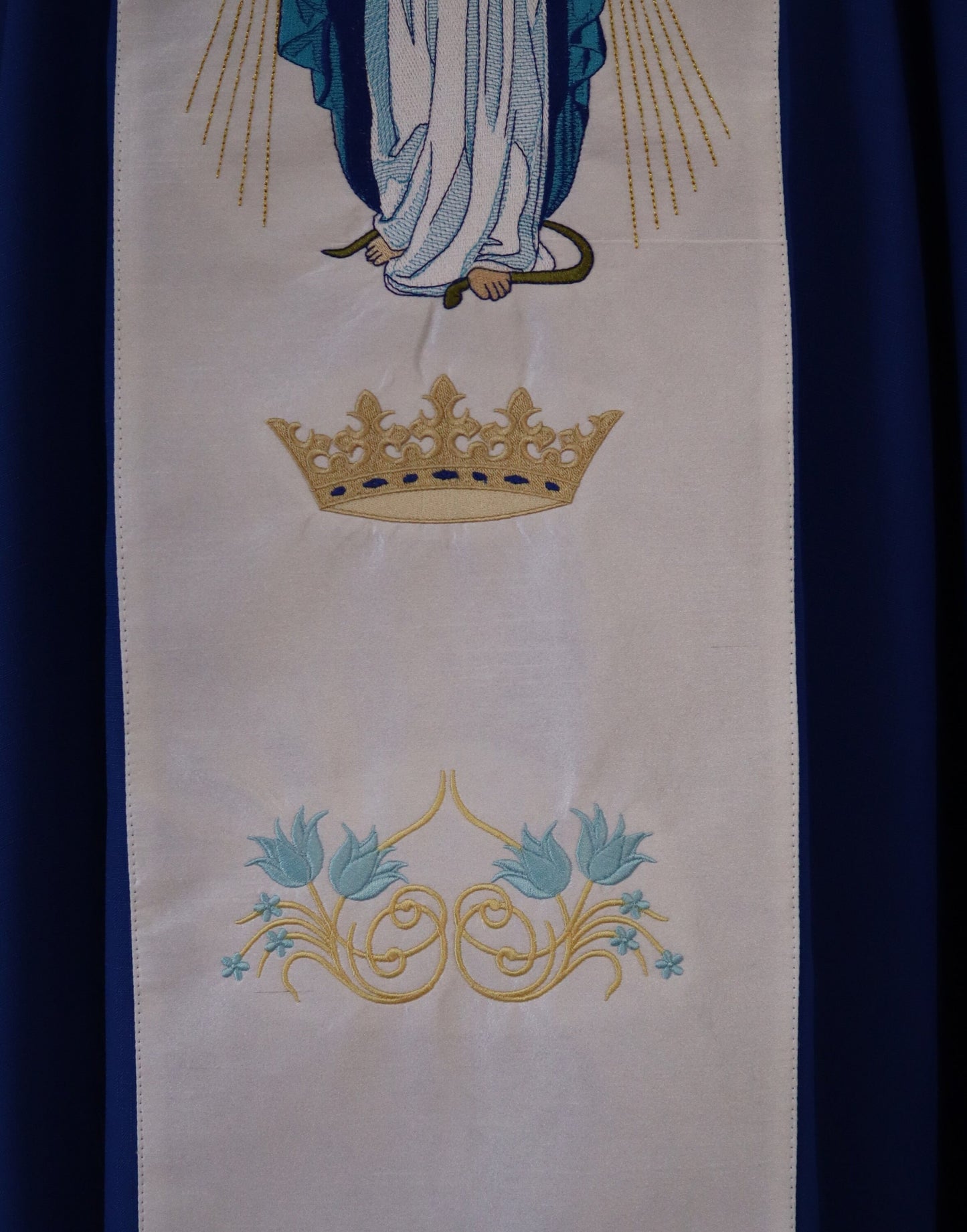 Immaculate Conception - Chasuble + Stole Set