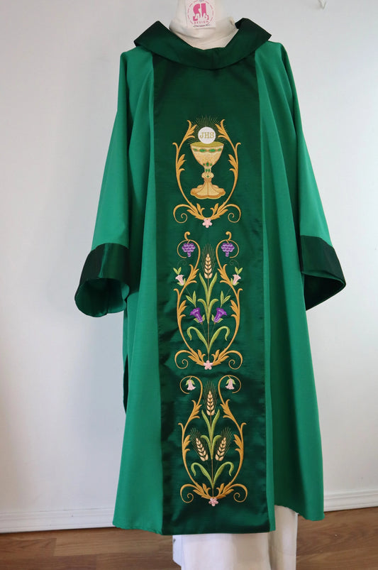 CHALICE - ORDINARY TIMES - Dalmatic + Travel Stole Set