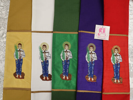 San José Sánchez del Río - Priest Stole Set.