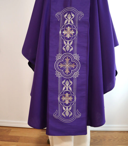 Cross Mosaic - Chasuble + Stole Set