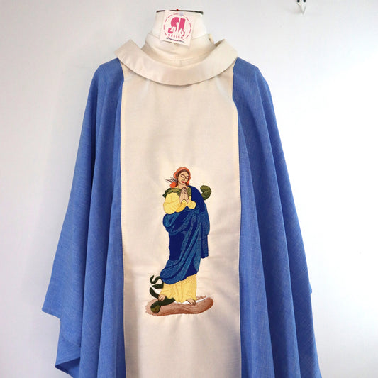 IMMACULATE CONCEPTION - Chasuble & Stole Set