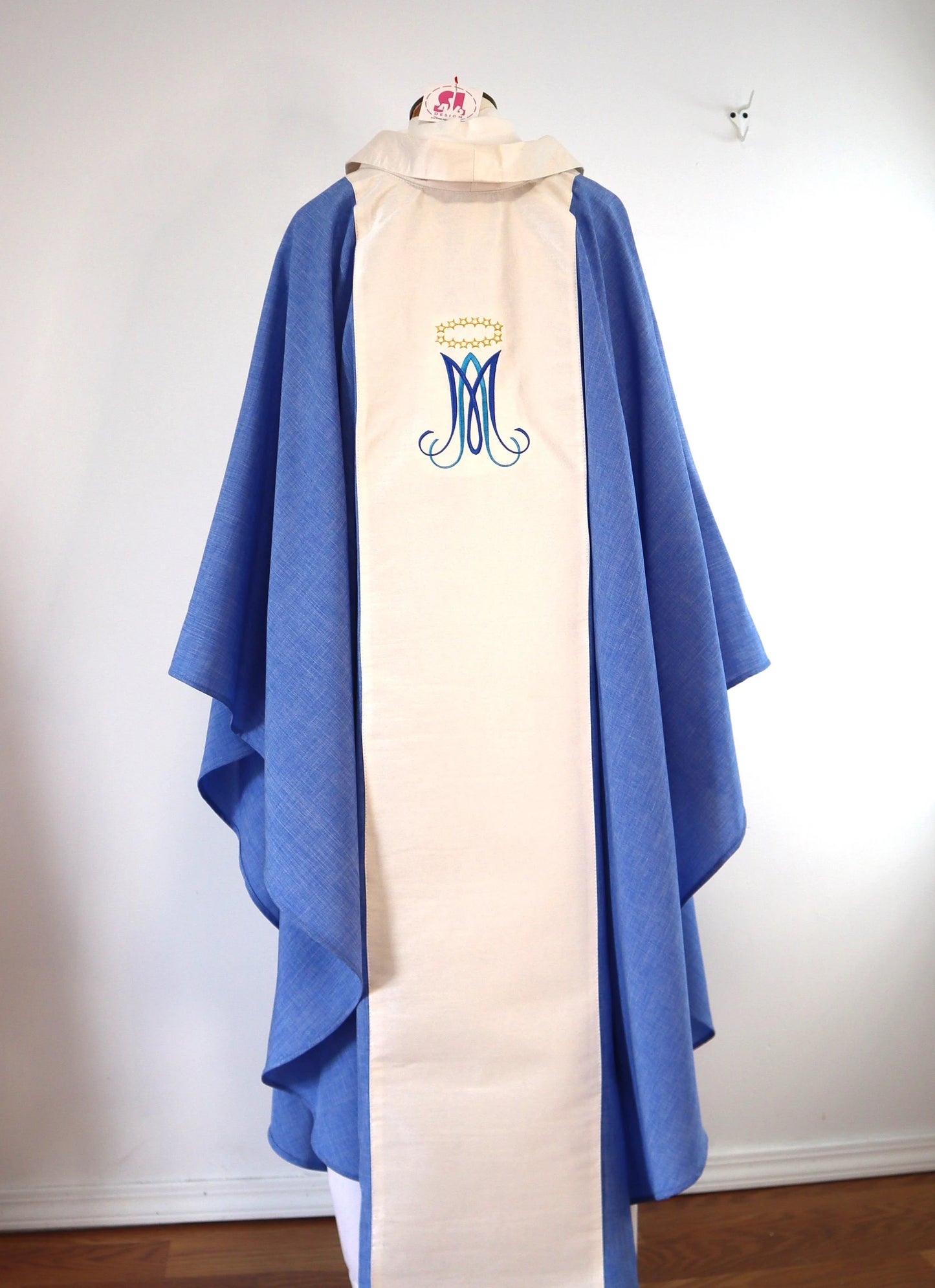 IMMACULATE CONCEPTION - Chasuble & Travel Stole Set