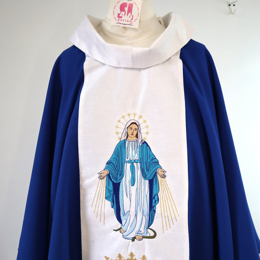 Immaculate Conception - Chasuble + Stole Set