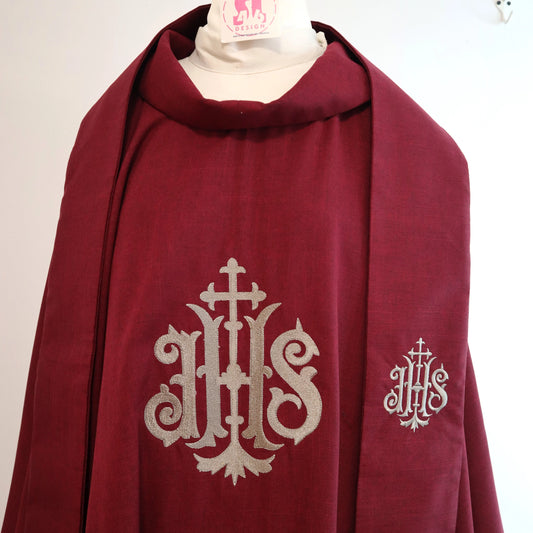 JHS Chasuble and Stole set