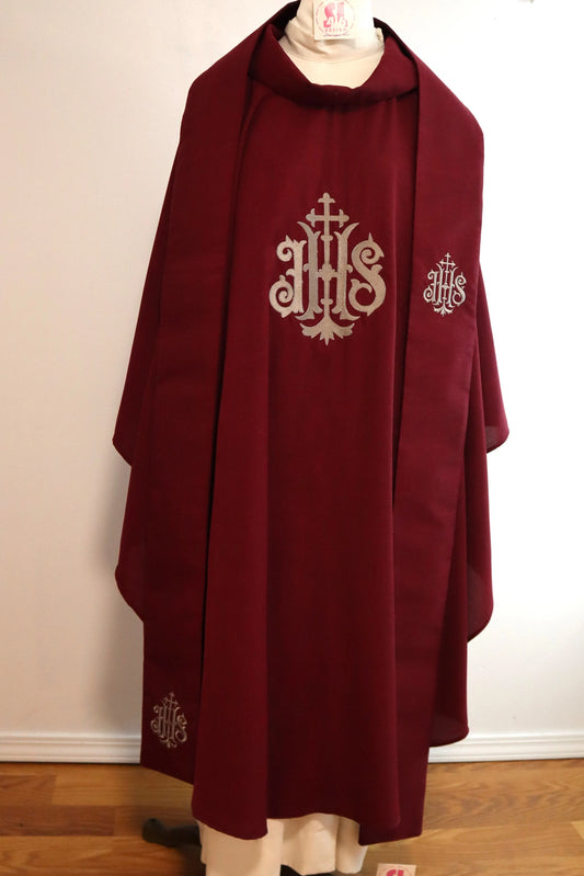 JHS Chasuble and Stole set