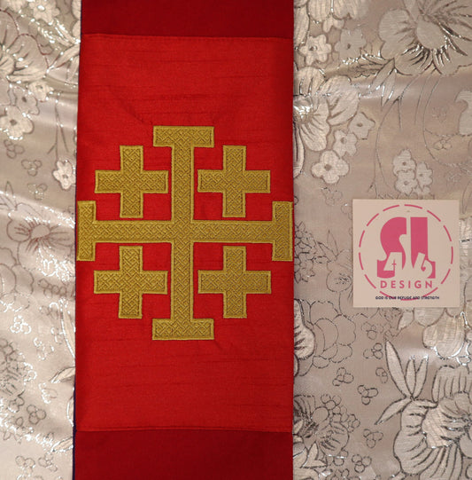 JERUSALEM CROSS - Deacon Stole